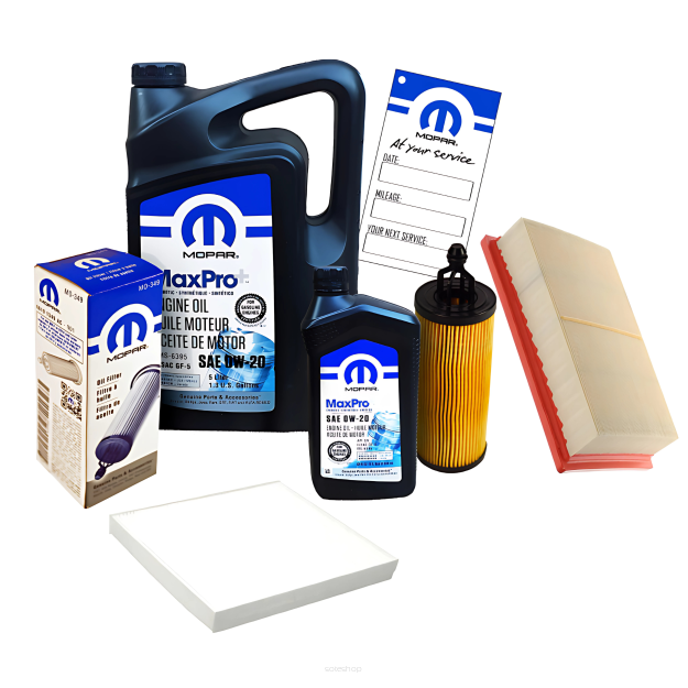 MOPAR 0W-20 MAXPRO+ 3.6L PENTASTAR Service Kit (6L Oil + Filters)